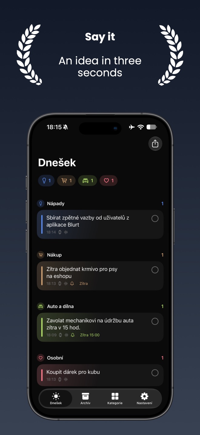 Zvedneš ruku a řekneš to